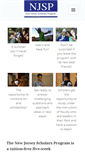 Mobile Screenshot of newjerseyscholarsprogram.org